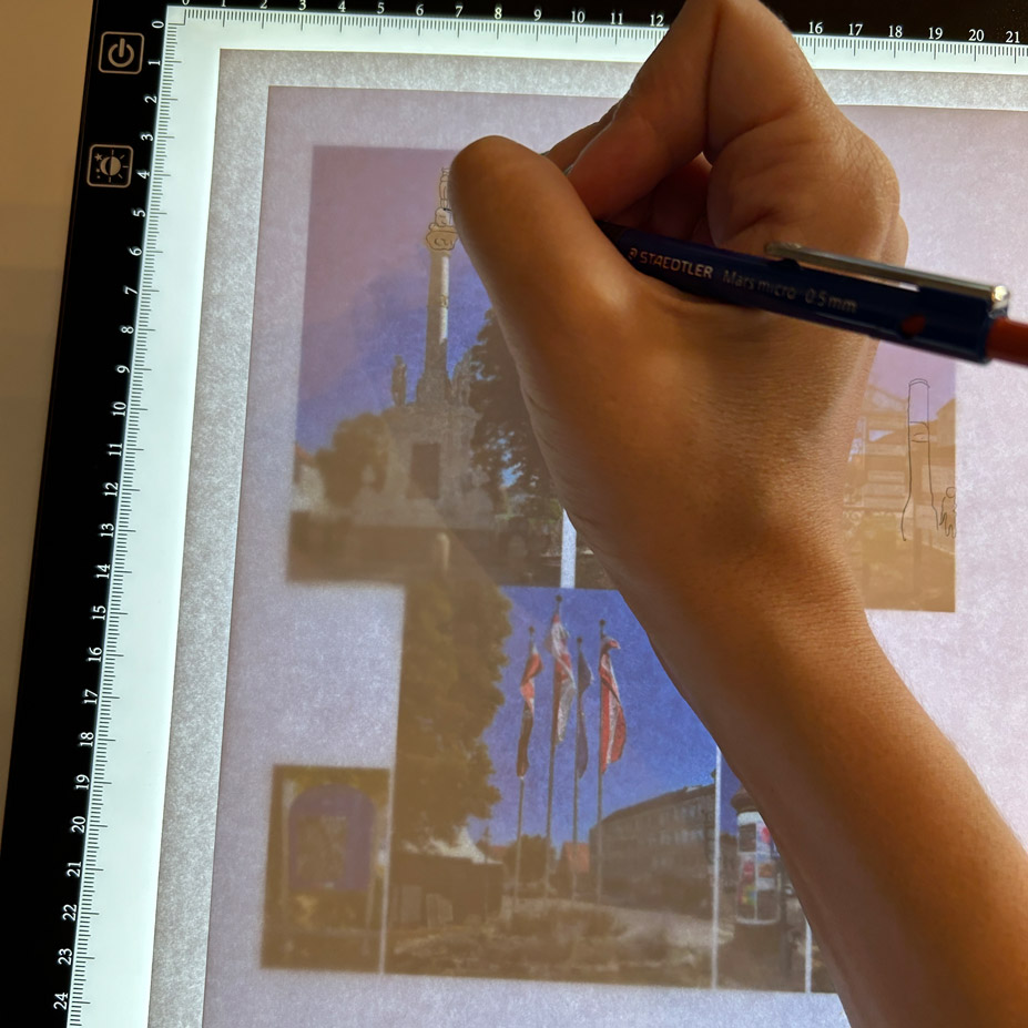 Zeichnen mit dem Lightpad